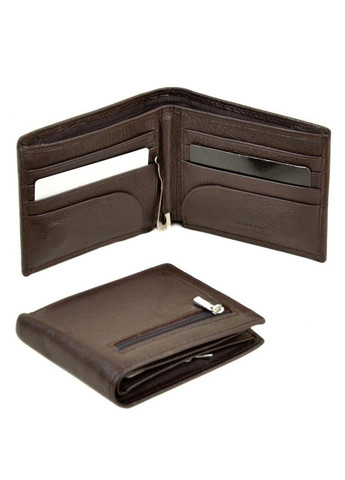 Шкіряний чоловічий гаманець Dr.Bond MSM-3 brown Dr. Bond (261551176)