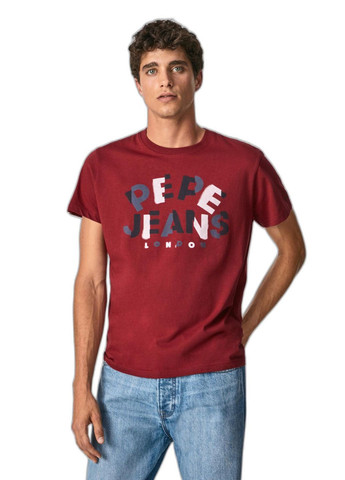Красная футболка Pepe Jeans