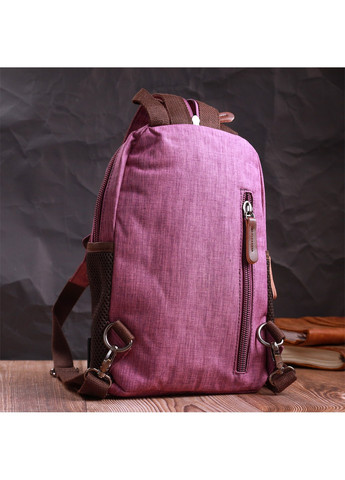 Модний рюкзак з поліестру з великою кількістю кишень 22147 Фіолетовий Vintage (267925338)