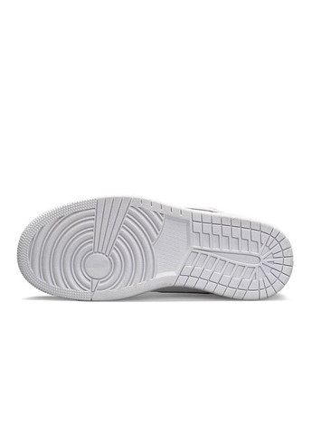 Сірі осінні кросівки жіночі, вьетнам Nike Air Jordan 1 Retro HD White Gray Pink