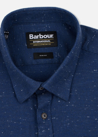 Темно-синяя рубашка Barbour