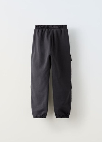 Черные повседневный демисезонные карго брюки Zara