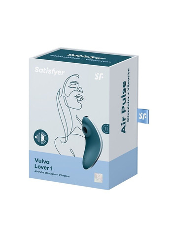 Вакуумный вибратор Vulva Lover 1 Blue Satisfyer (257203425)
