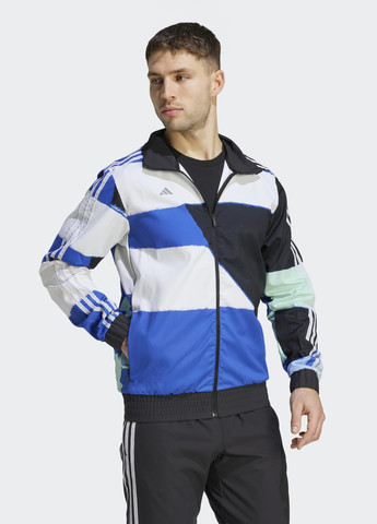 Черная демисезонная куртка the trackstand graphic cycling adidas