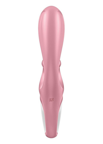 Смартвібратор-кролик Hug Me Pink, 2 мотори, діаметр 4,2см, широка кліторальна частина Satisfyer (258261629)