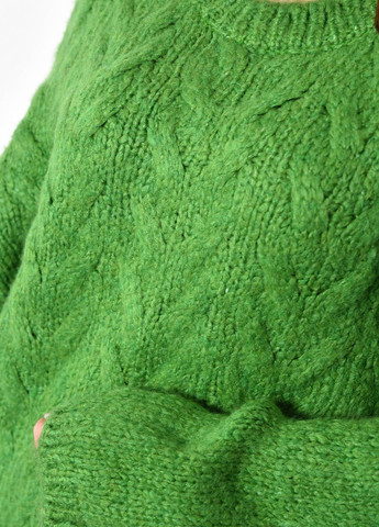 Туника женская батальная зеленого цвета Let's Shop (277151473)