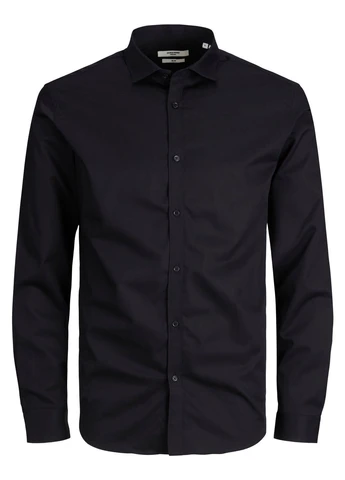 Черная рубашка Jack & Jones