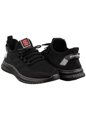 Черные демисезонные мужские кроссовки 199083 Baderus