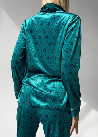 Зеленый демисезонный женская пижама виктория зеленая No Brand Пижама женская