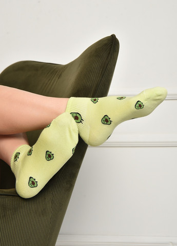 Шкарпетки жіночі салатового кольору розмір 35-41 Let's Shop (257998332)
