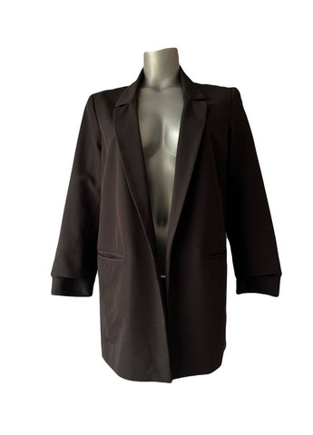 Черный кэжуал пиджак New Look - однотонный - демисезонный