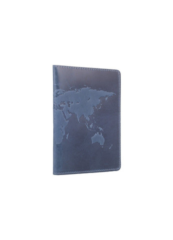 Синя обкладинка для паспорта зі шкіри HiArt PC-02-S18-4417-T001 Синій Hi Art (268371154)