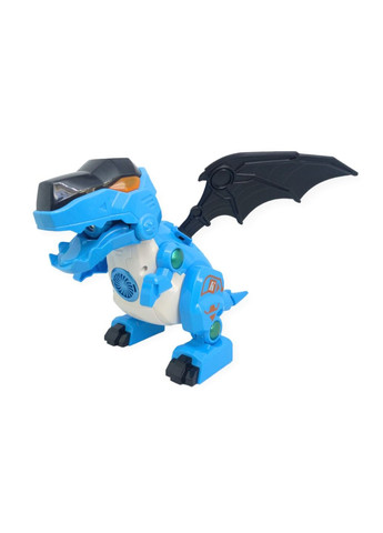 Динозавр робот ходит рычит пускает пар большой интерактивный машет крыльями и хвостом голубой Dinosaur No Brand (276536230)