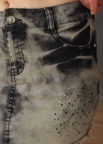 Спідниця жіноча джинсова сірого кольору Let's Shop (262596663)