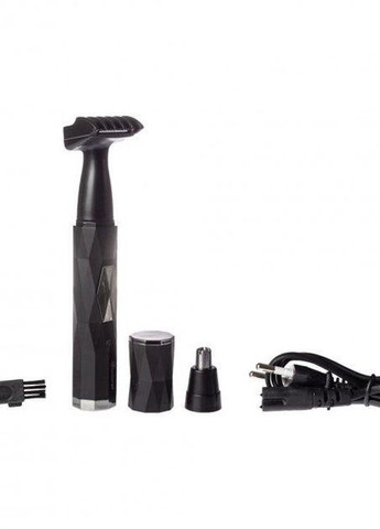 Тример акумуляторний для стрижки бороди вусів та носа з насадками Gemei gm-3121 (264913224)