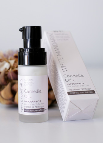 White Mandarin Крем микроэмульсия для контура глаз и губ Растительные пептиды DEEP REGENERATION 30 мл — Крем, Украина (268139344)