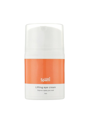 Зволожуючий крем для шкіри навколо очей Lifting Eye Cream 30 мл Spani (263513968)
