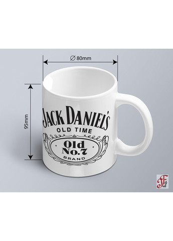 Чашка з принтом логотипу Jack Daniel`s Джек Денілс ЗаСвіт (261255656)