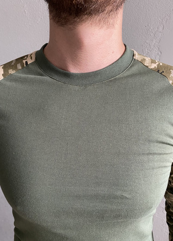 Военная тактическая футболка, военная футболка с длинным рукавом, военный лонгслив, собственное производство No Brand футболка з довгим рукавом (257282955)