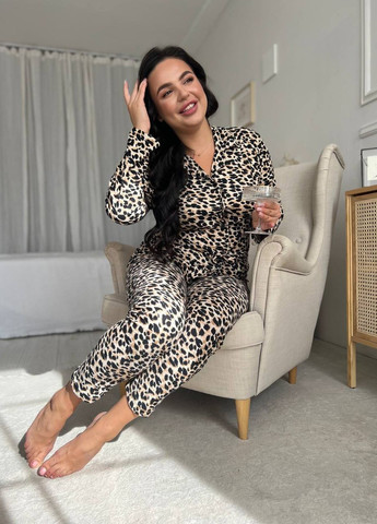 Чорна стильна піжама No Brand