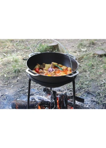 Казан азіатський "Азія" 8 л, чавунний без кришки Brizoll (258063686)