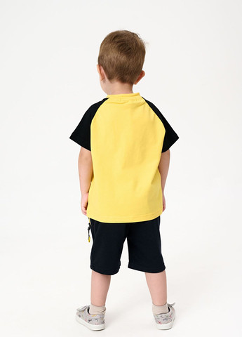Шорты для мальчика черные с желтой молнией Yumster (260083800)