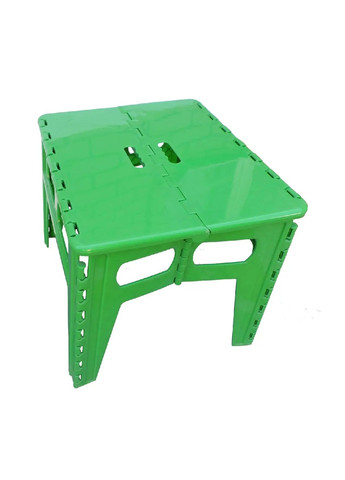 Стол раскладной пластиковый компактный переносной для походов пикника кемпинга 47х50х45 см (475611-Prob) Зеленый Unbranded (269236467)