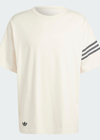 Бежевая футболка street neuclassic adidas