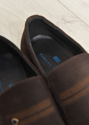 Туфлі чоловічі коричневого кольору Let's Shop (265911003)