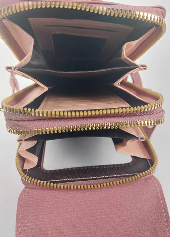 Стильная женская сумка-кошелек из искусственной кожи с прозрачным отделением для телефона Valiria Fashion (266980918)