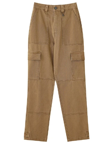 Штани,коричневий, Pull & Bear (257895725)