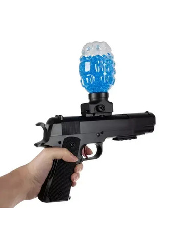 Дитяча іграшка пістолет іграшкова зброя для дітей хлопчиків з орбізами дротиками глушником 40х26,5х4 см (475539-Prob) Unbranded (268546426)