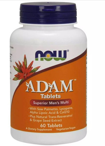 ADAM, Superior Men's Multi 60 Tabs Now Foods (257495200)