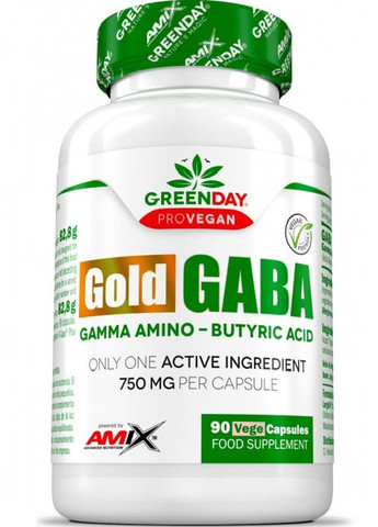 GreenDay ProVegan GABA 90 Veg Caps Amix Nutrition (257342711)