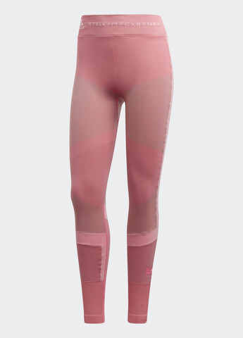 Розовые летние леггинсы для бега knit adidas