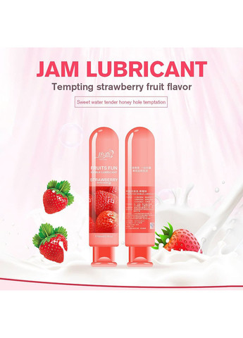 Їстівний лубрикант Fall in love Полуниця на водній основі Langsha (258265392)