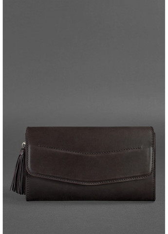 Женская кожаная сумка Элис темно-коричневая Краст BN-BAG-7-CHOKO BlankNote (266142934)