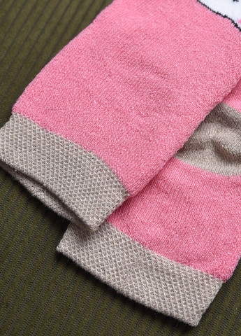 Носки детские махровые розового цвета с рисунком Let's Shop (269692596)