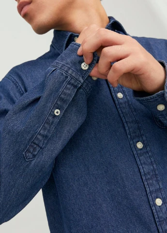 Сорочка демісезон,синій,JACK&JONES Jack & Jones (274232553)