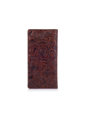 Кожаный бумажник Let's Go Travel WP-02-C19-1436-T007 Коньячный Hi Art (268738476)