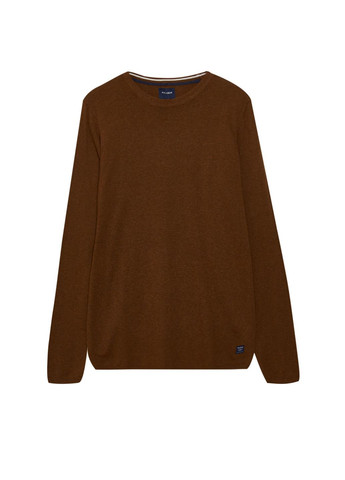 Коричневий джемпер демісезон,коричневий, Pull & Bear