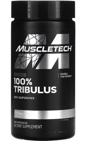 Platinum 100% Tribulus 650 mg 100 Caps Muscletech (258499393)