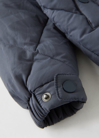 Темно-синяя демисезонная куртка бомбер для мальчика демисезонная 8610 152 см темно-синий 64033 Zara