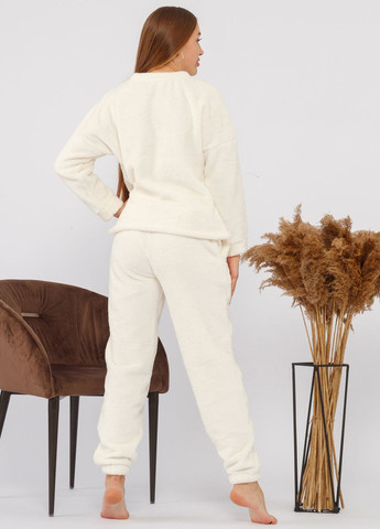 Молочная всесезон костюм домашний махровый кофта со штанами кофта + брюки Maybel