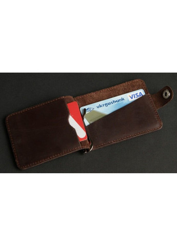 Шкіряний затиск для купюр 13787 Чорний Shvigel (262523394)