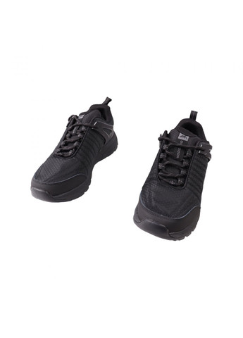 Черные кроссовки мужские черные текстиль Yike 12-23DK