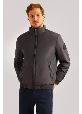 Сіра демісезонна куртка b19-22000-202 Finn Flare