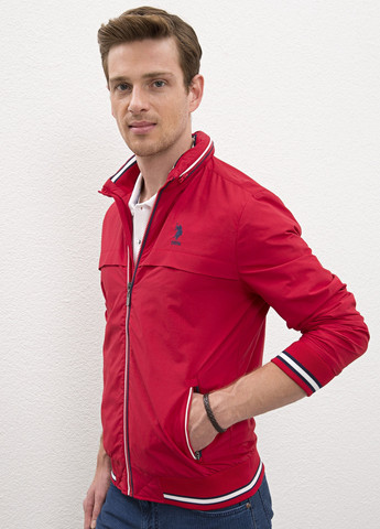 Красная куртка мужская U.S. Polo Assn.