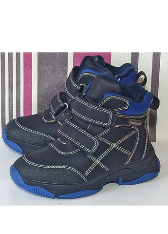 Зимові черевики для хлопчика на овчині Н253 26-17,1см Clibee (263519432)