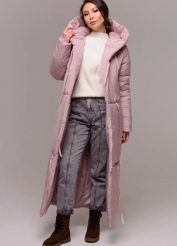 Пудровая зимняя зимняя куртка женская SK